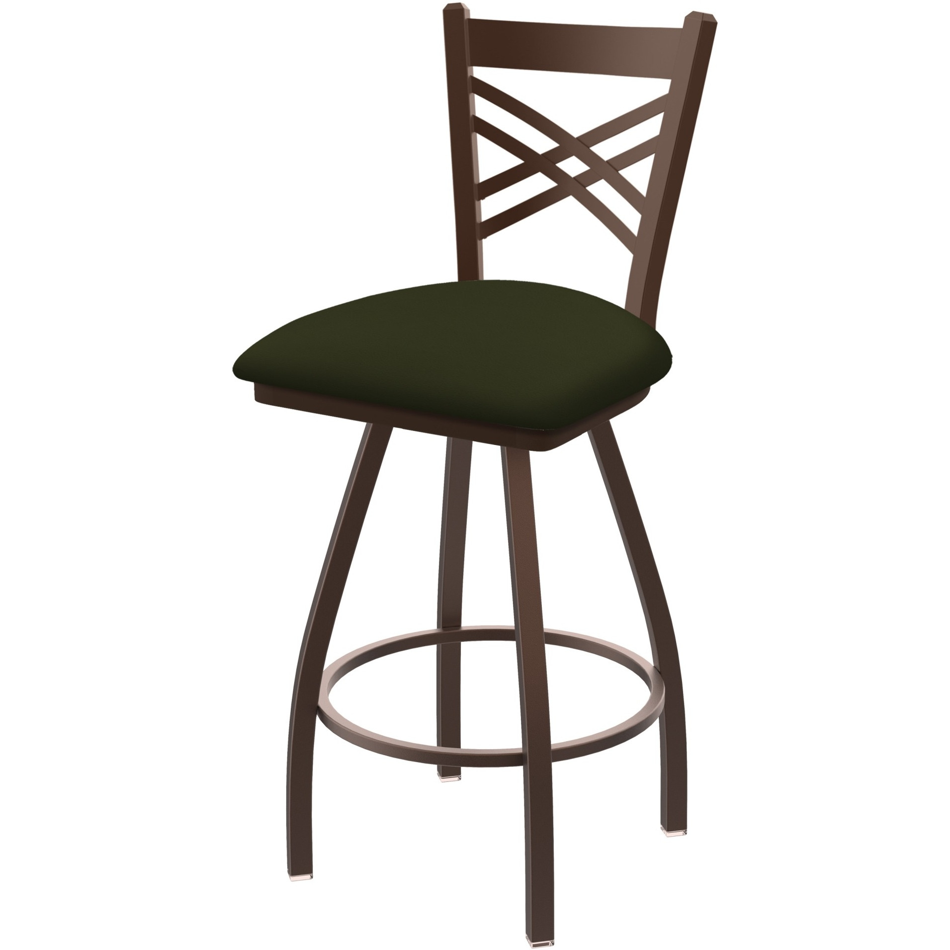 XL 820 Catalina 36" Swivel Extra Tall Bar Stool with Bronze Finish and Canter Pine Seat