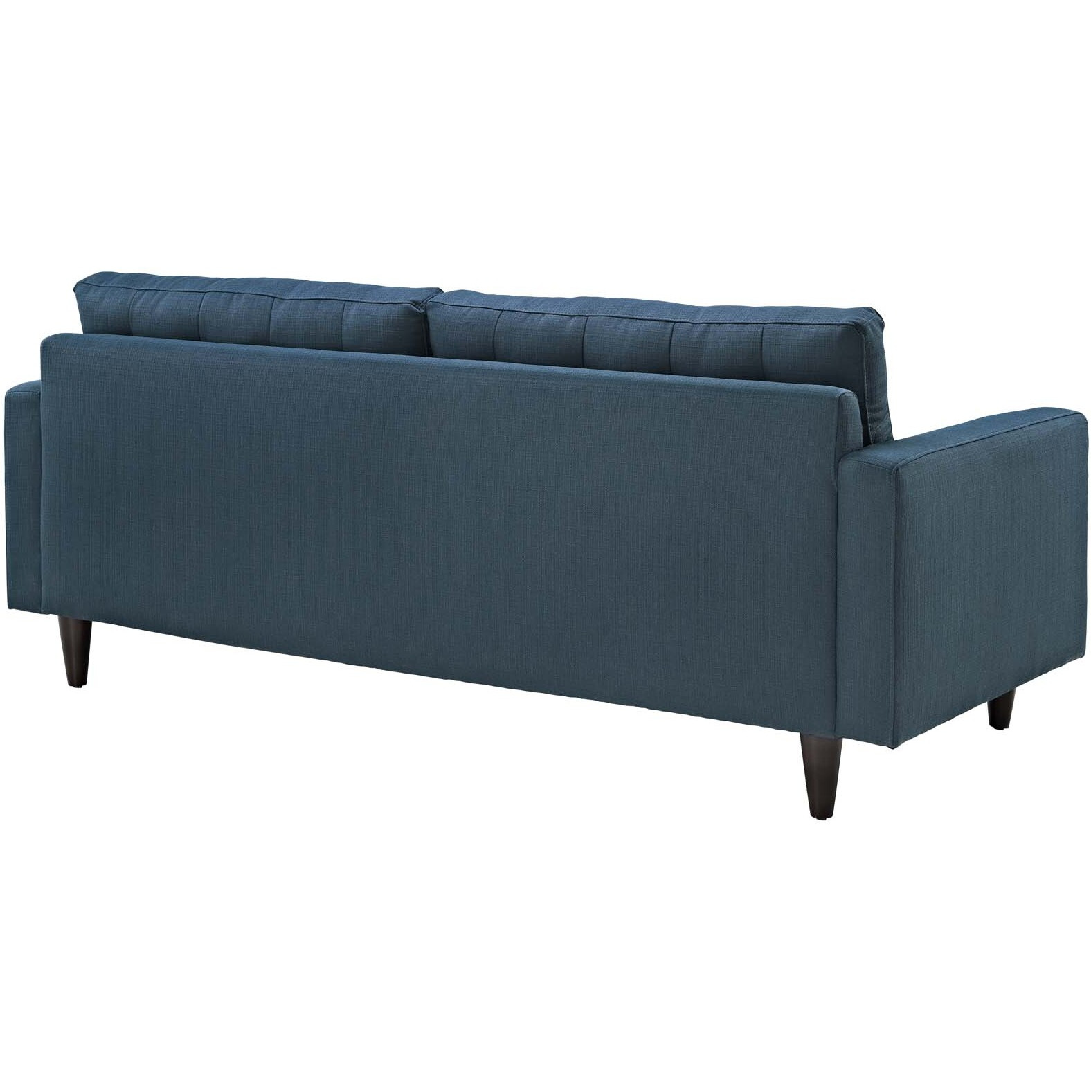 Empress Upholstered Fabric Sofa - Azure