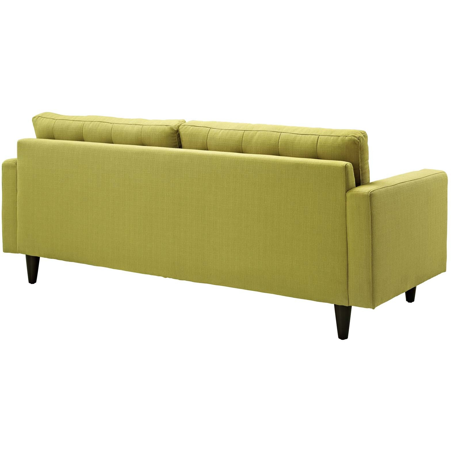 Empress Upholstered Fabric Sofa - Wheatgrass
