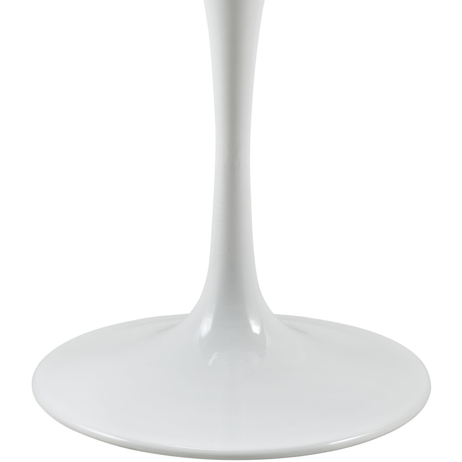 Lippa 36" Round Wood Top Dining Table - White