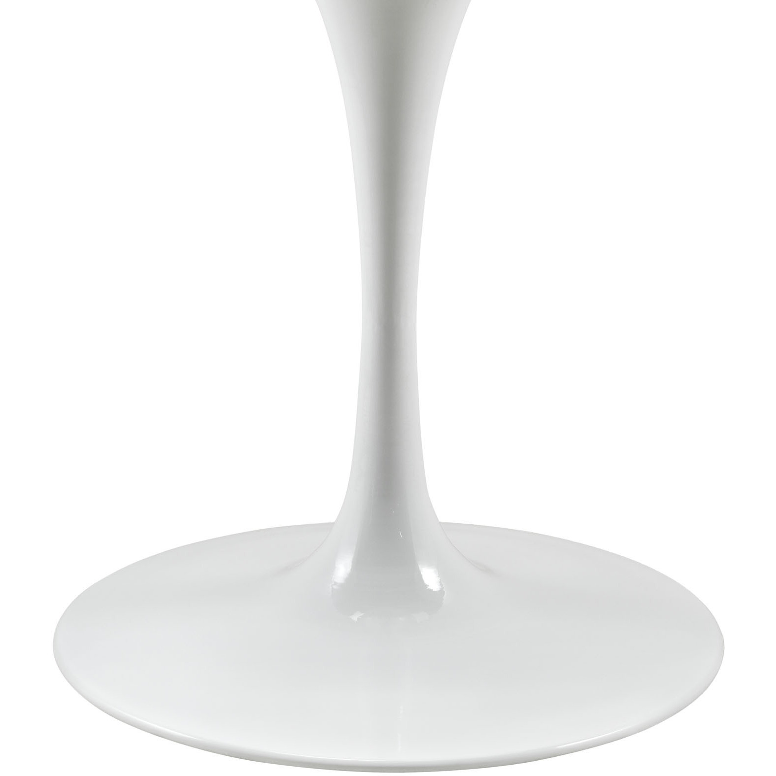 Lippa 40" Round Wood Top Dining Table - White