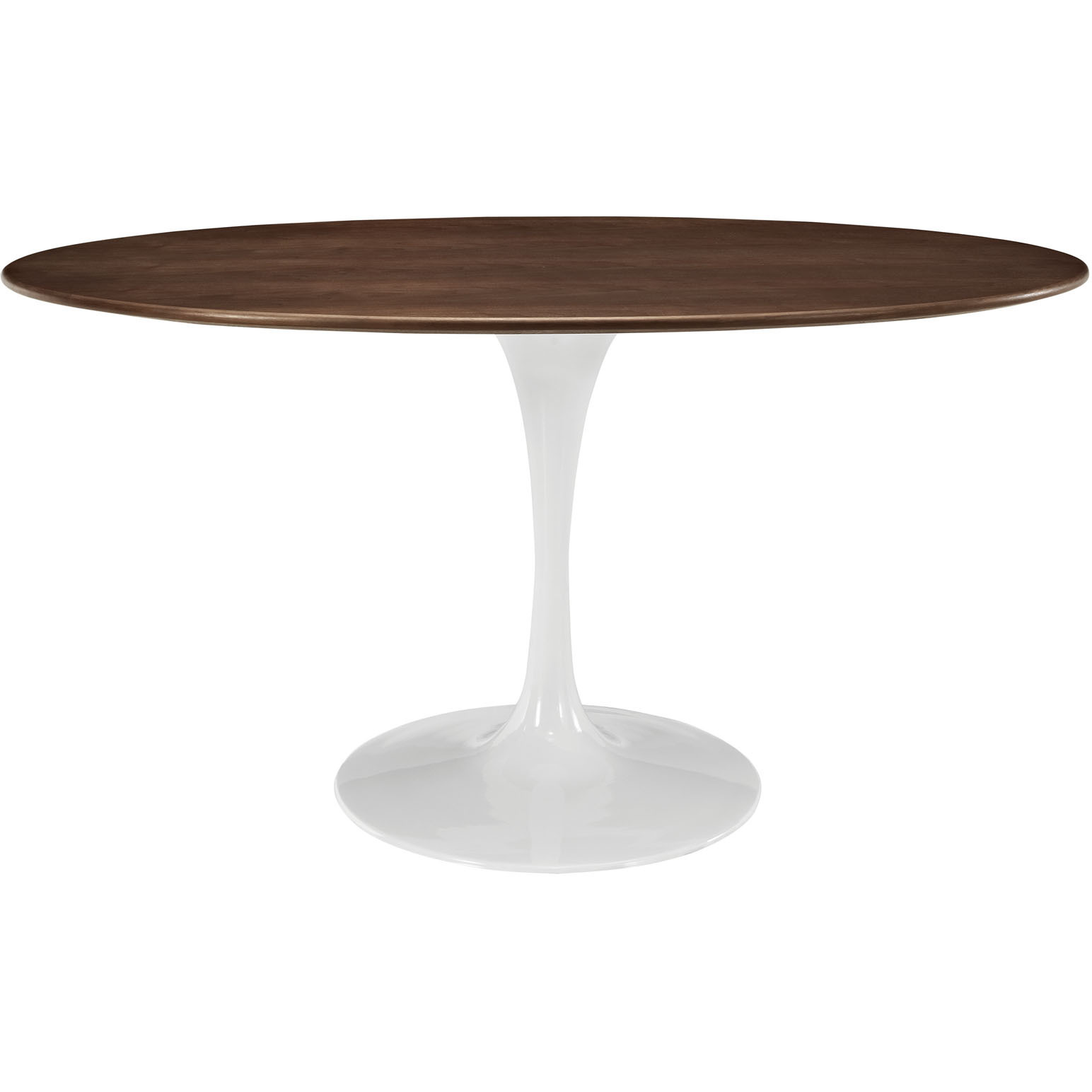 Lippa 60" Oval Walnut Dining Table - Walnut