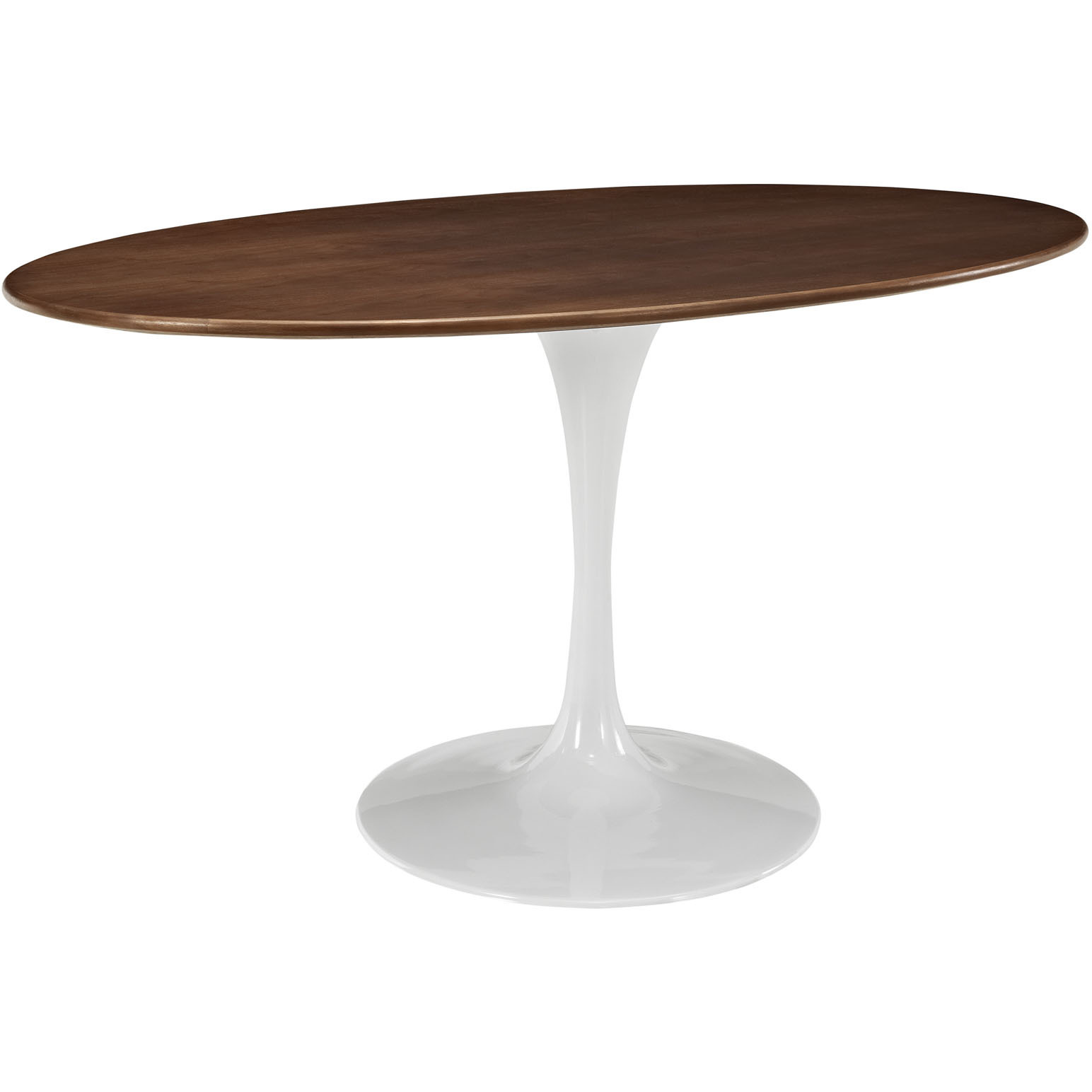 Lippa 60" Oval Walnut Dining Table - Walnut