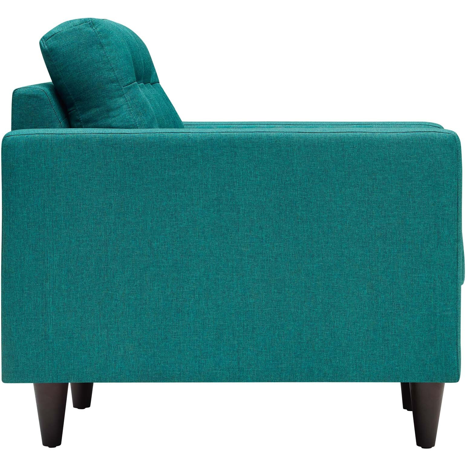 Empress Sofa and Armchairs Set of 3 - Teal