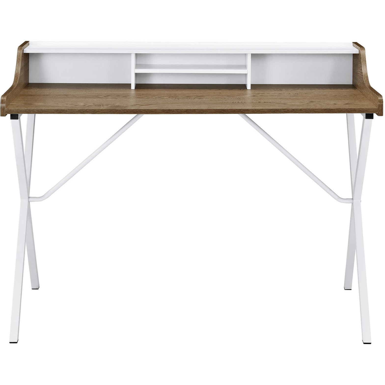 Bin Office Desk - Walnut