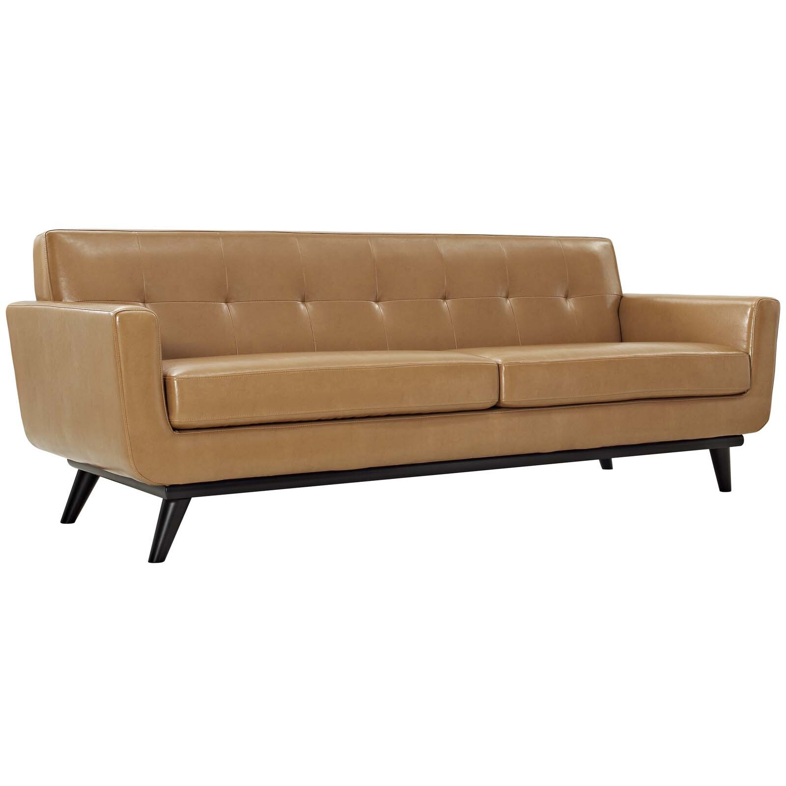 Engage Bonded Leather Sofa - Tan