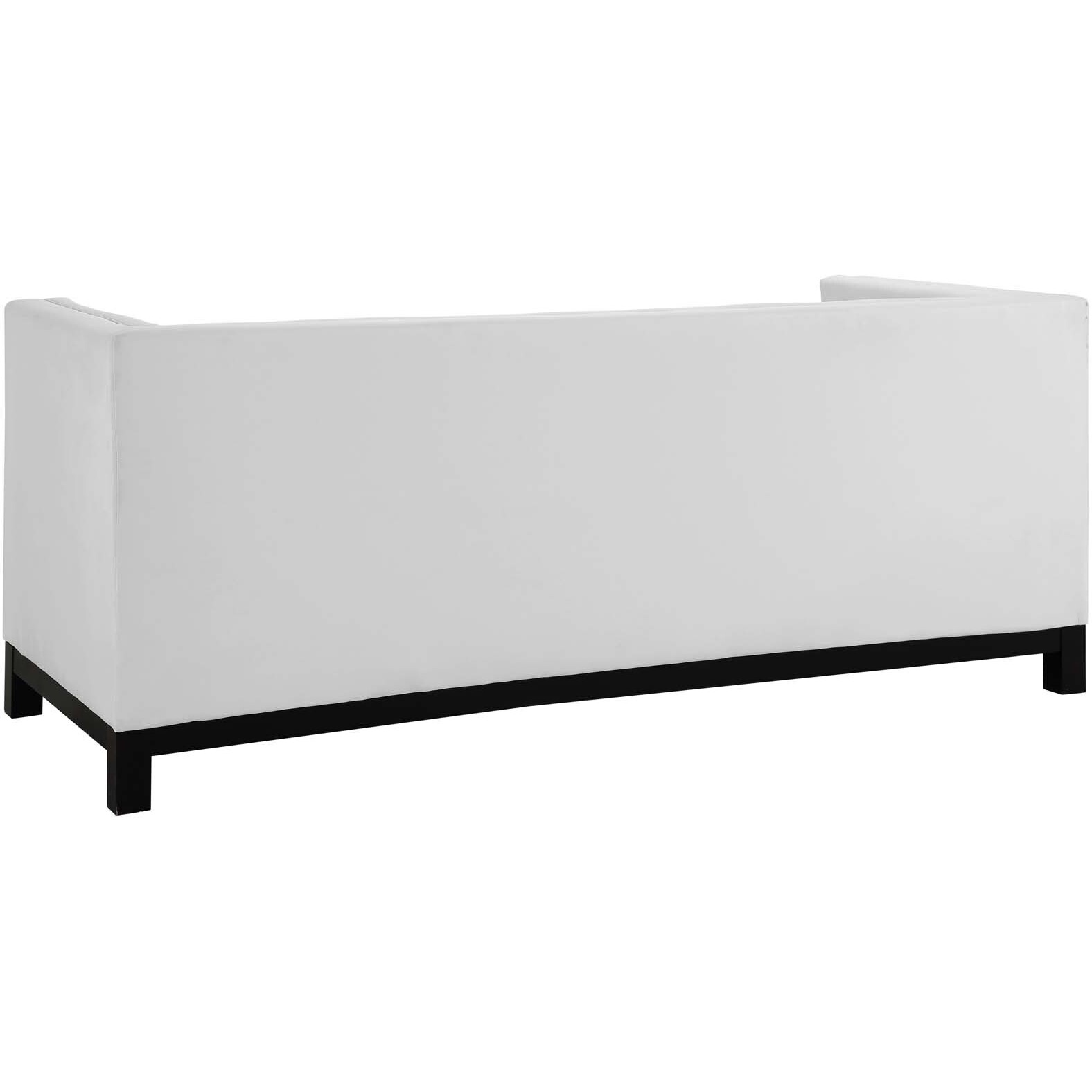 Imperial Bonded Leather Sofa - White