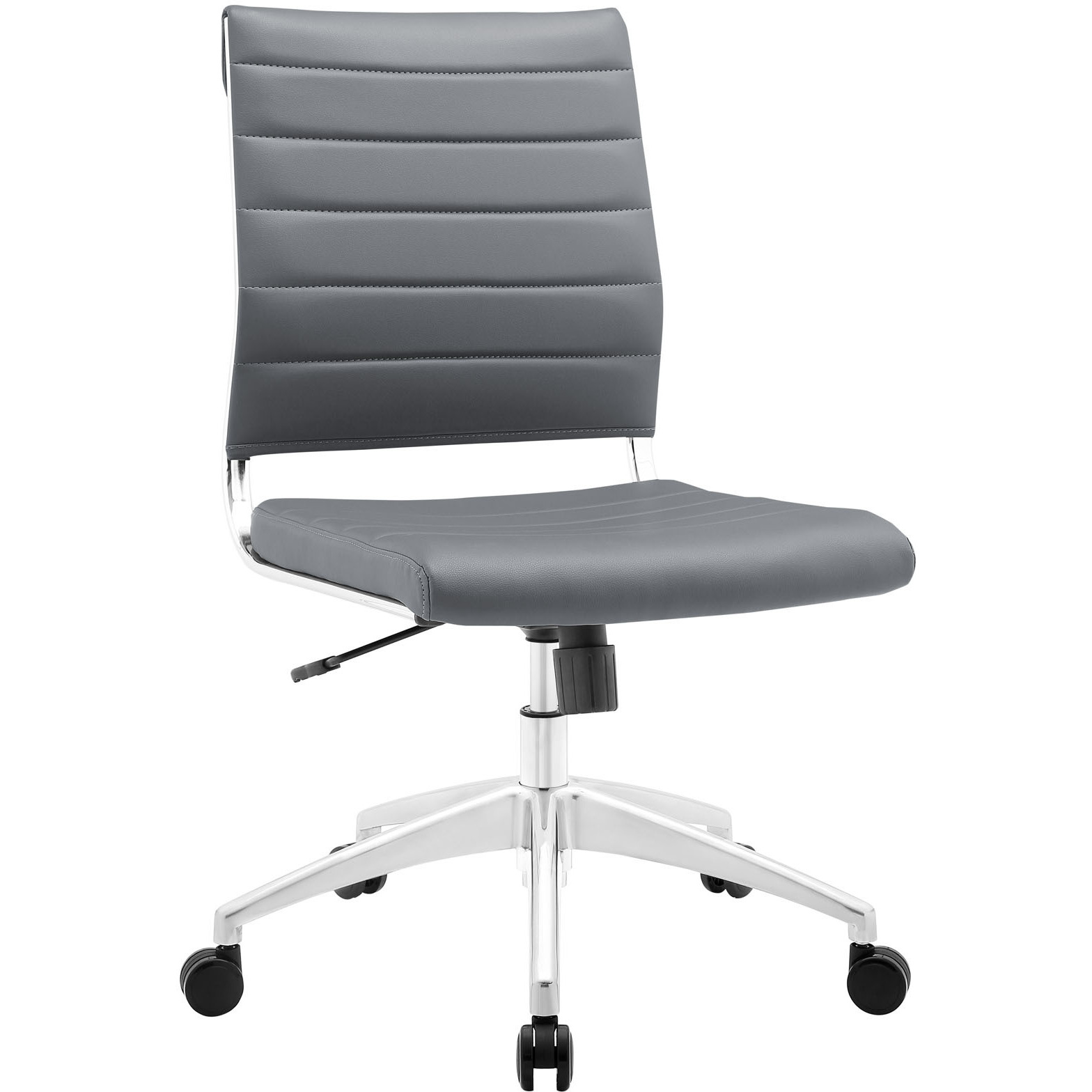 Jive Armless Mid Back Office Chair - Gray