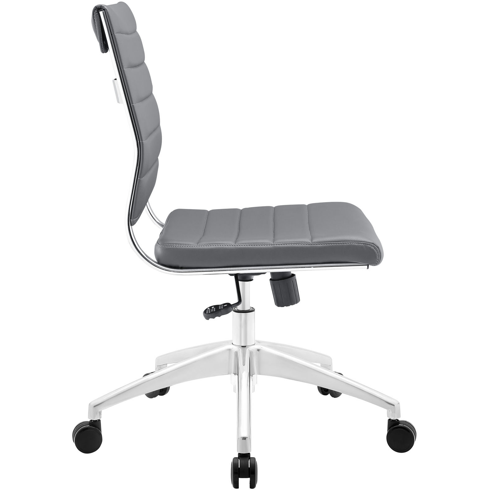 Jive Armless Mid Back Office Chair - Gray