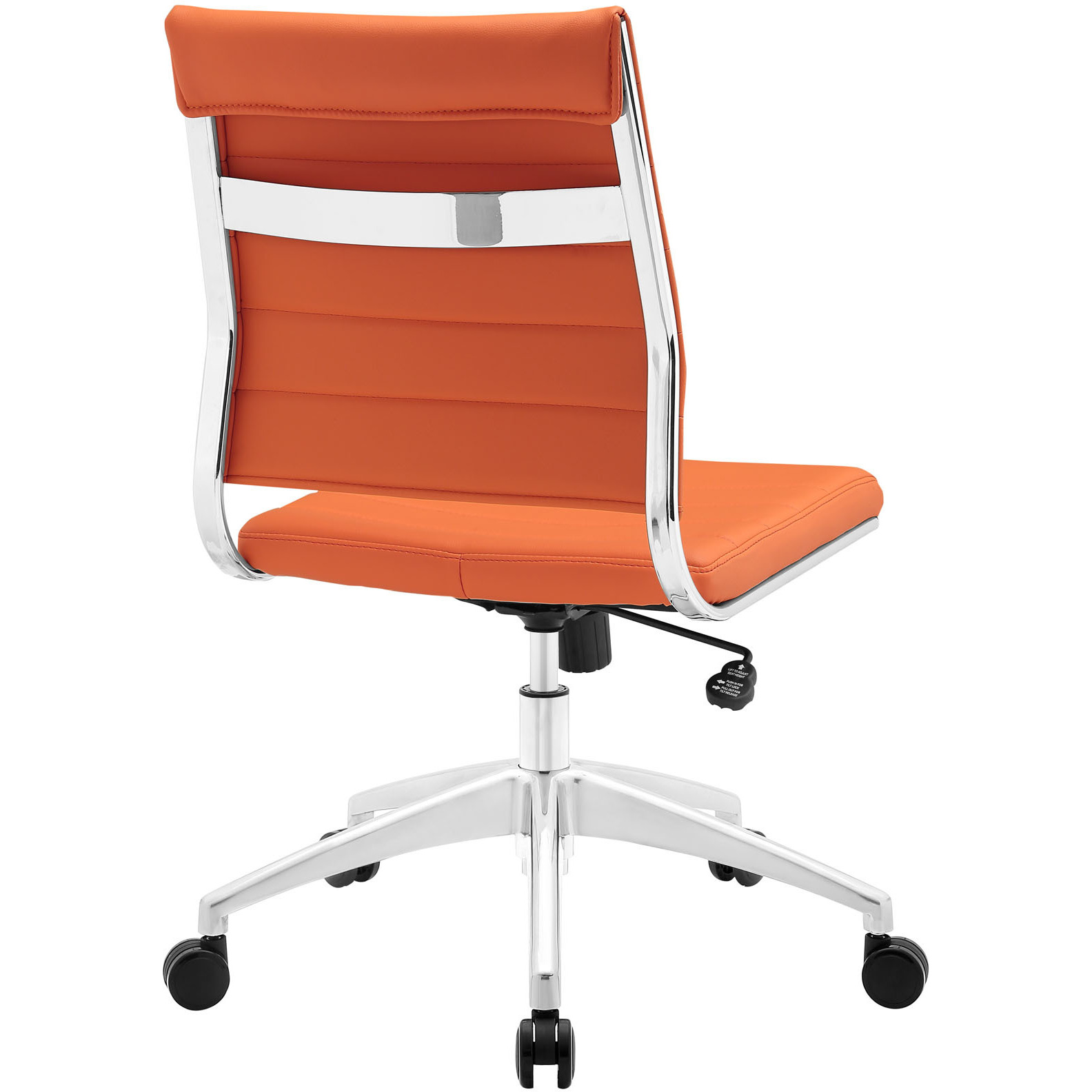 Jive Armless Mid Back Office Chair - Orange