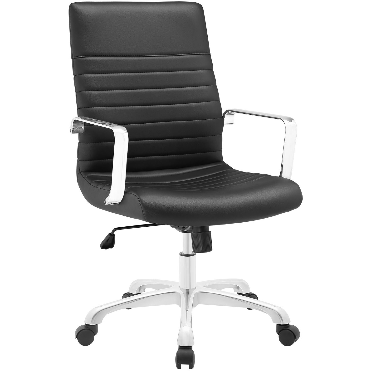 Finesse Mid Back Office Chair - Black