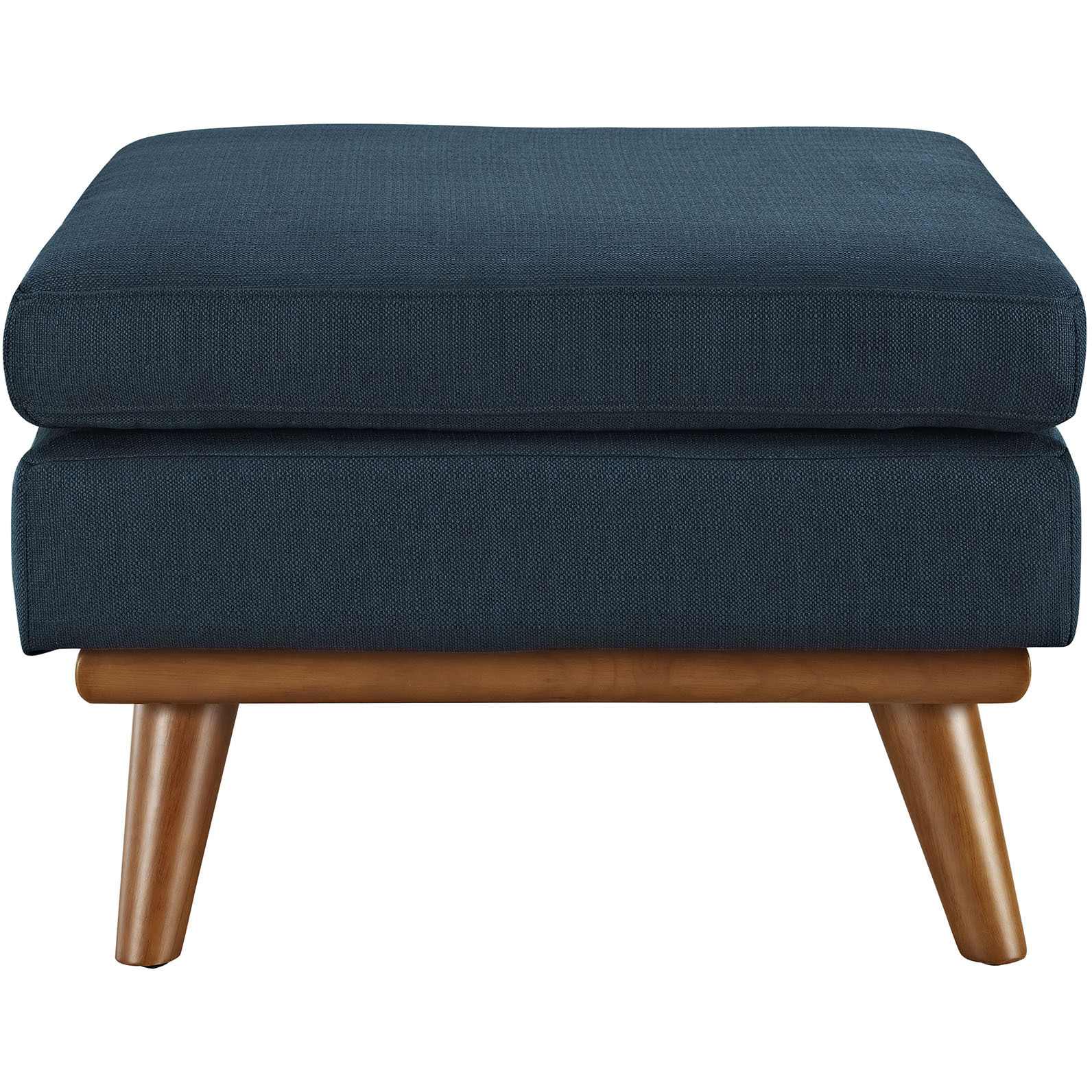 Engage Upholstered Fabric Ottoman - Azure
