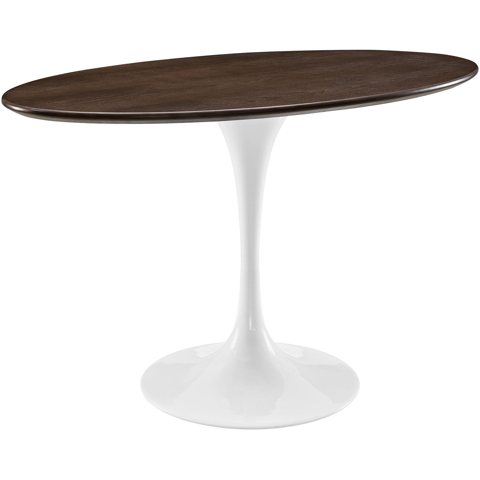 Lippa 48" Oval Walnut Dining Table - Walnut
