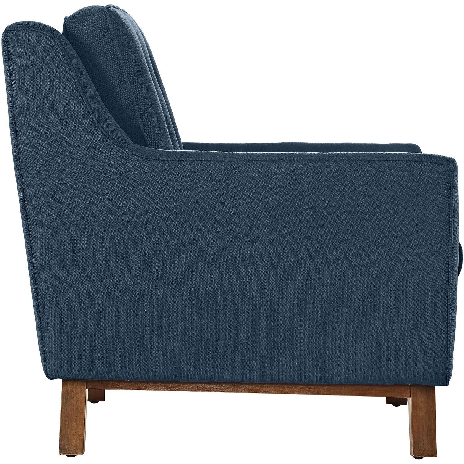 Beguile 2 Piece Upholstered Fabric Living Room Set - Azure