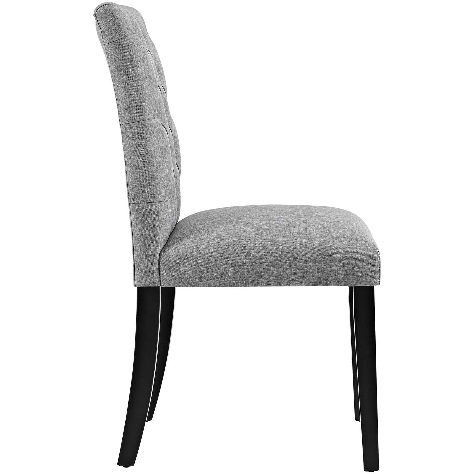 Duchess Fabric Dining Chair - Light Gray