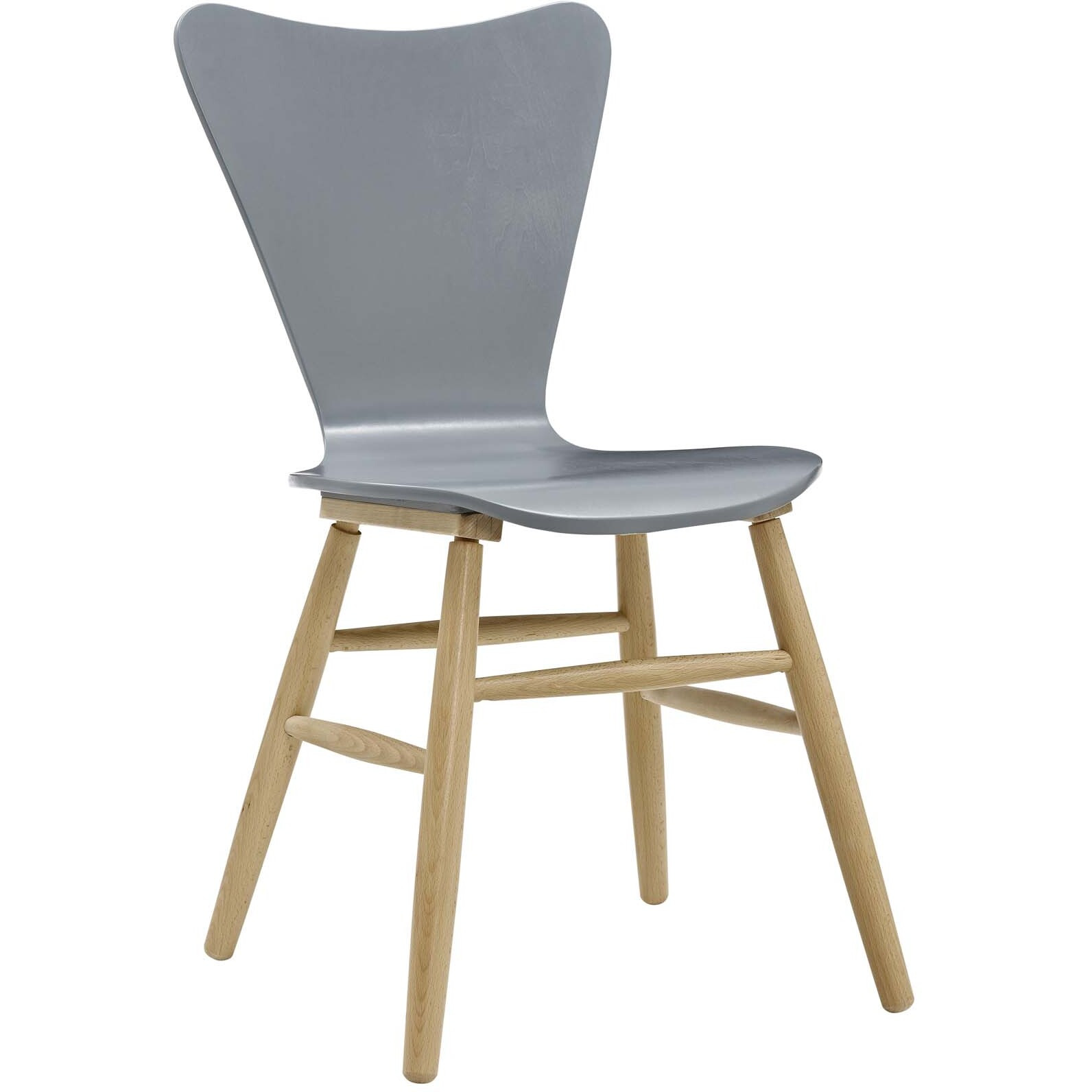 Cascade Wood Dining Chair - Gray