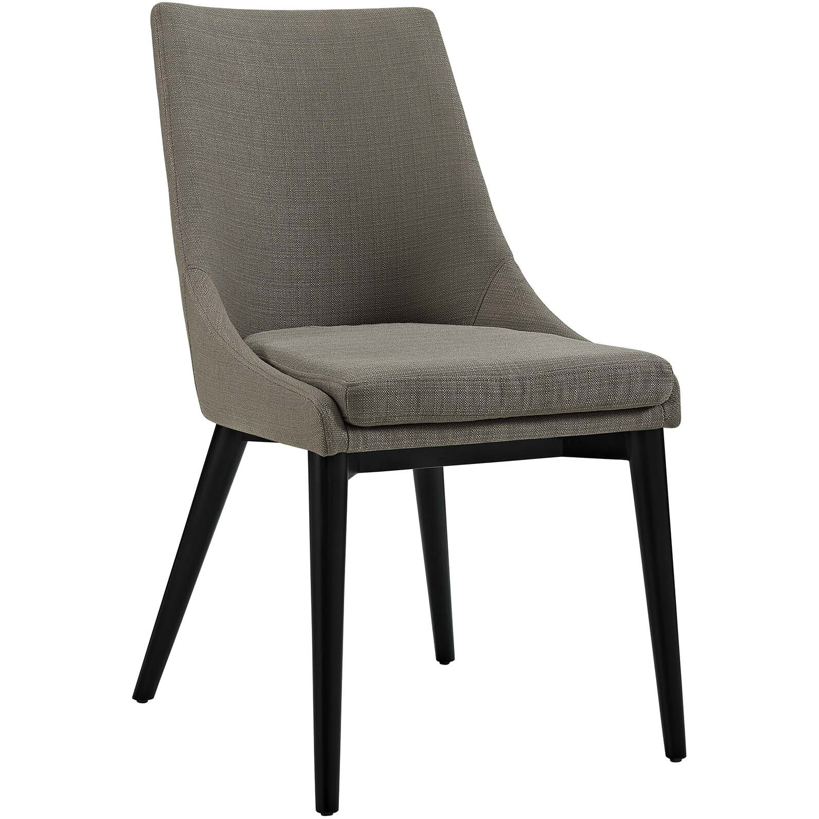 Viscount Dining Side Chair Fabric Set of 2 - Granite