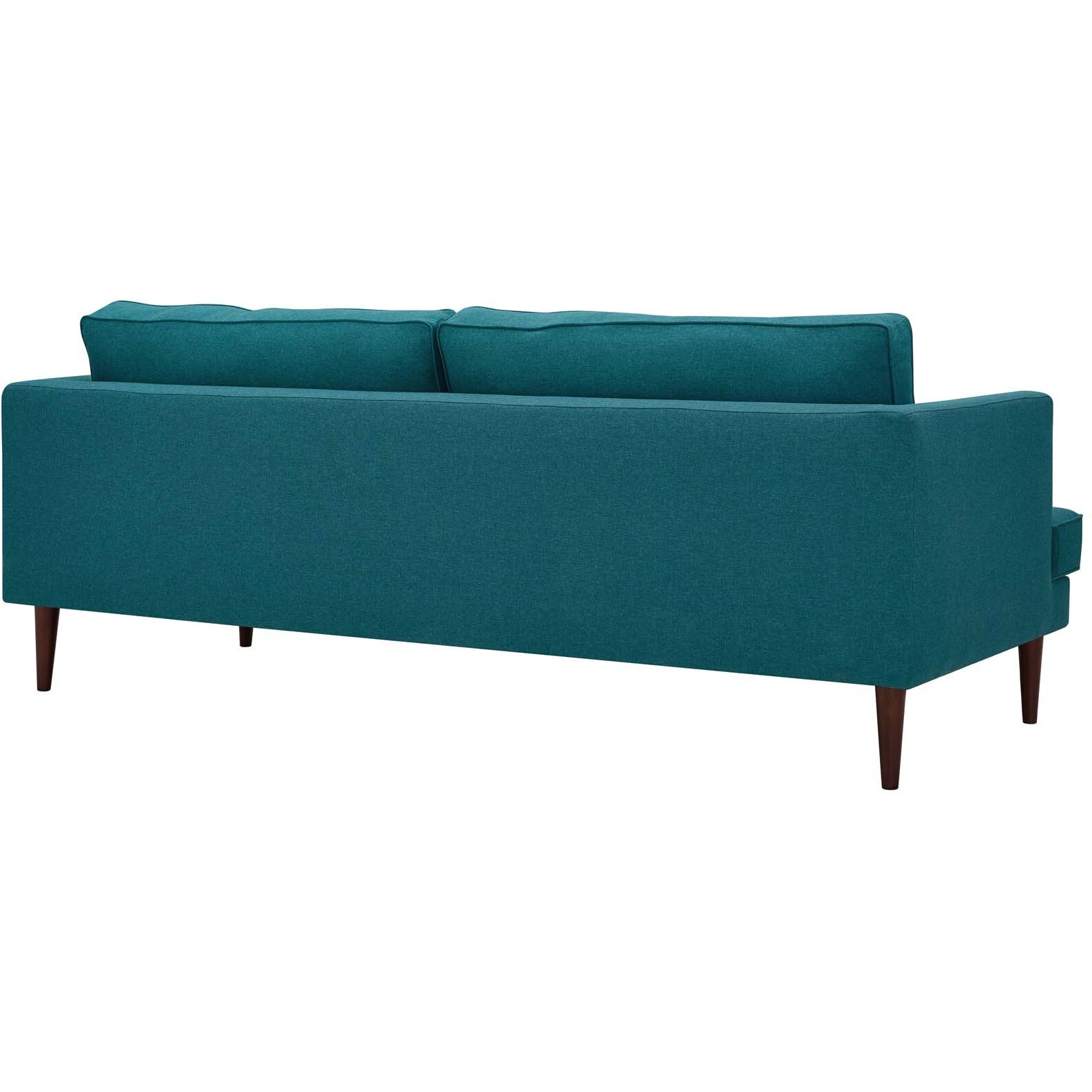 Agile Upholstered Fabric Sofa - Teal