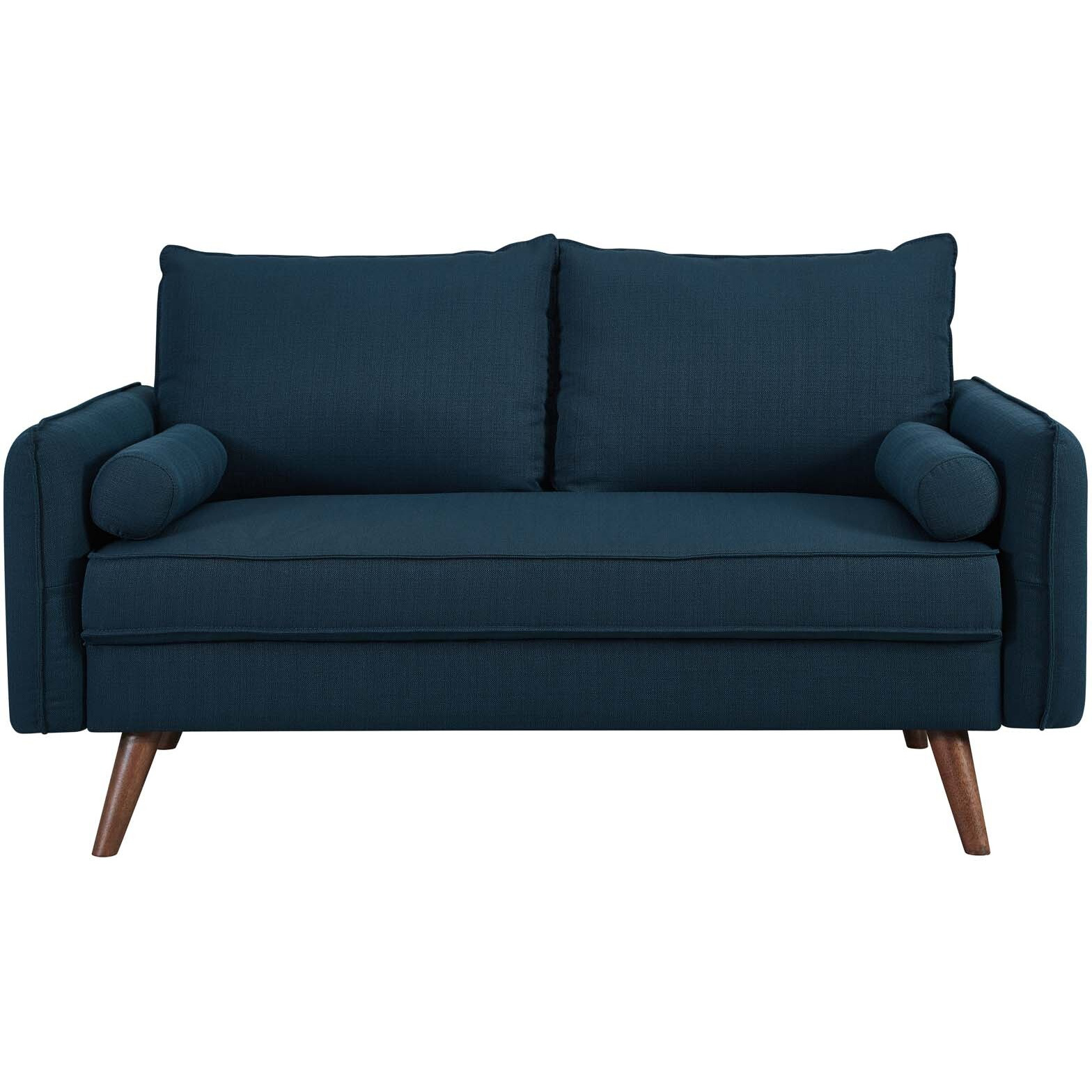 Revive Upholstered Fabric Loveseat - Azure