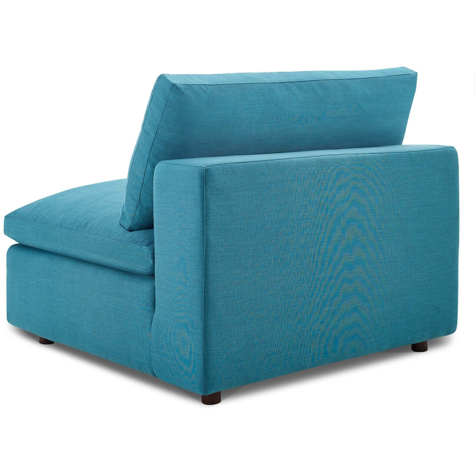 Commix Down Filled Overstuffed 8 Piece Sectional Sofa Set - Teal