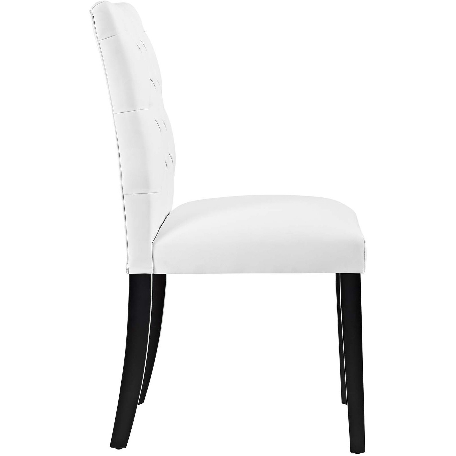 Duchess Dining Chair Vinyl Set of 4 - White