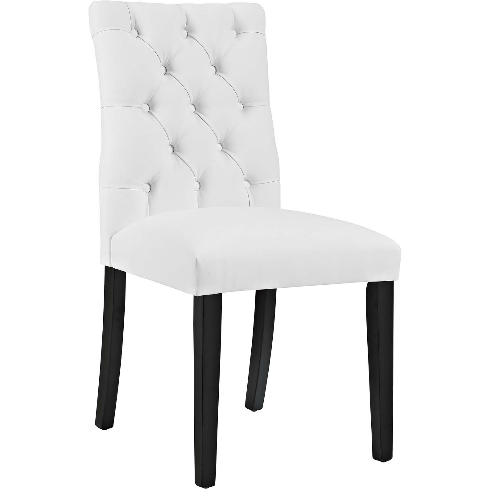Duchess Dining Chair Vinyl Set of 4 - White
