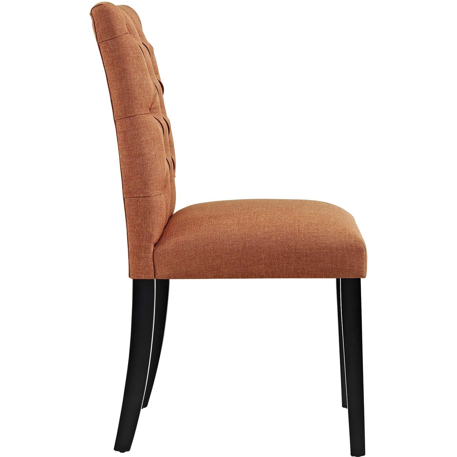 Duchess Dining Chair Fabric Set of 2 - Orange