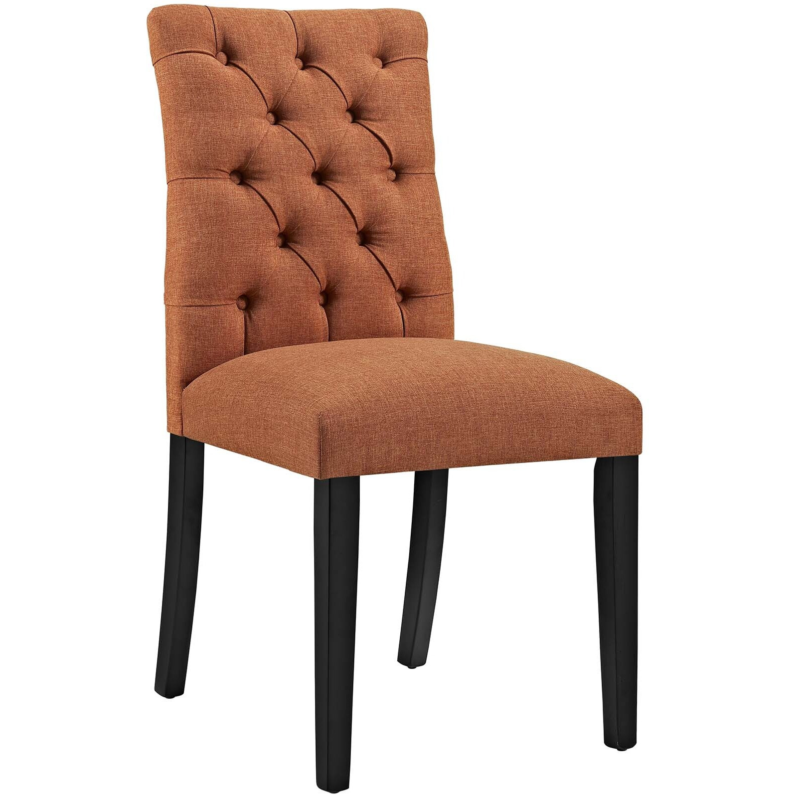 Duchess Dining Chair Fabric Set of 2 - Orange