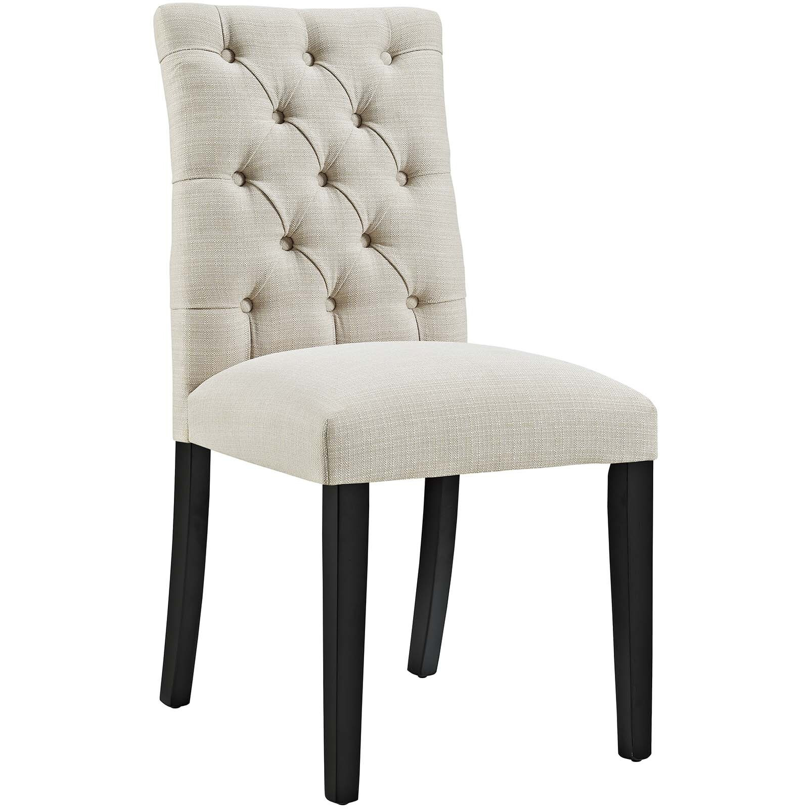 Duchess Dining Chair Fabric Set of 4 - Beige