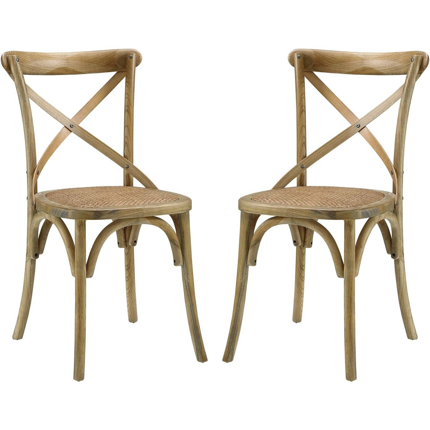 Gear Dining Side Chair Set of 2 - Natural