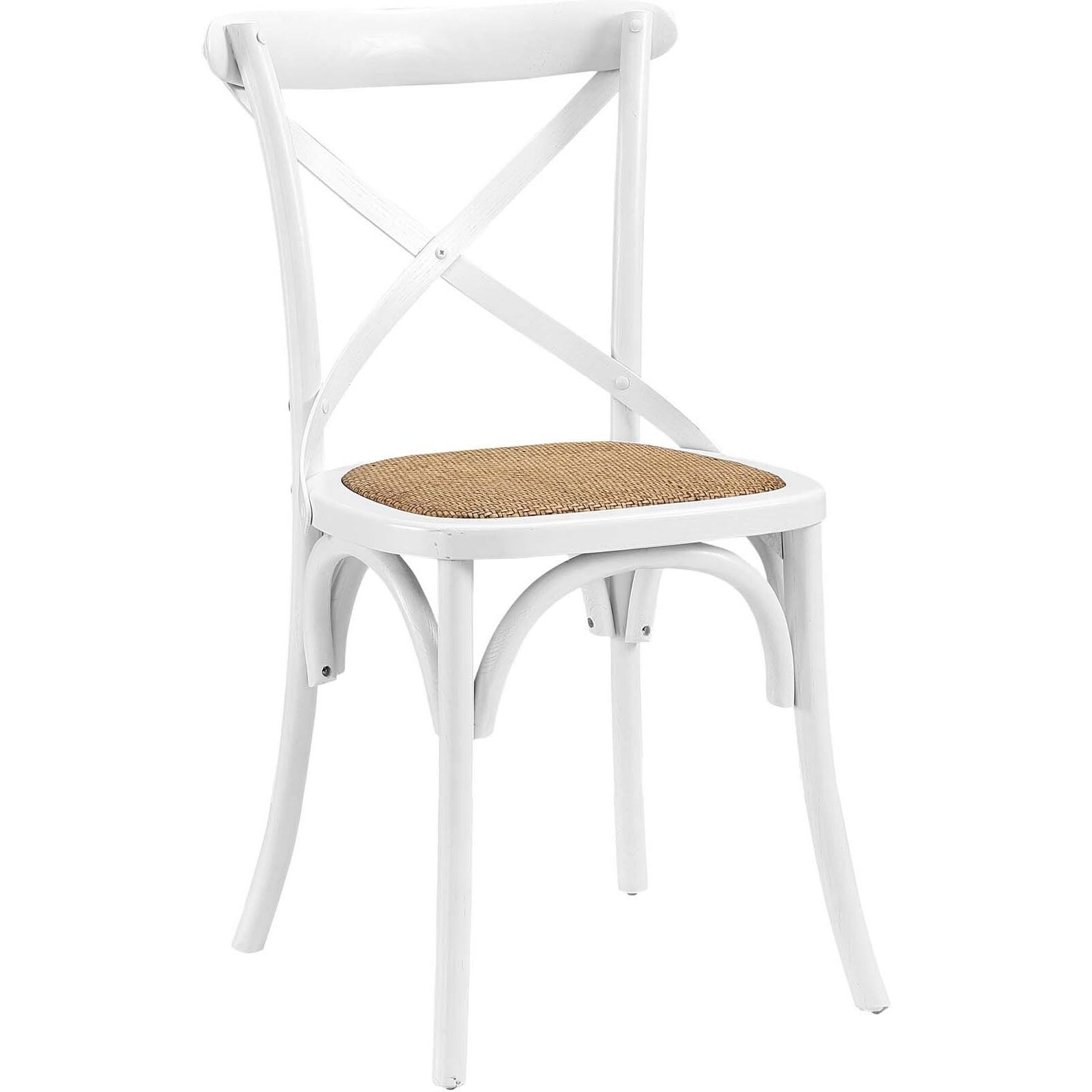 Gear Dining Side Chair Set of 2 - White