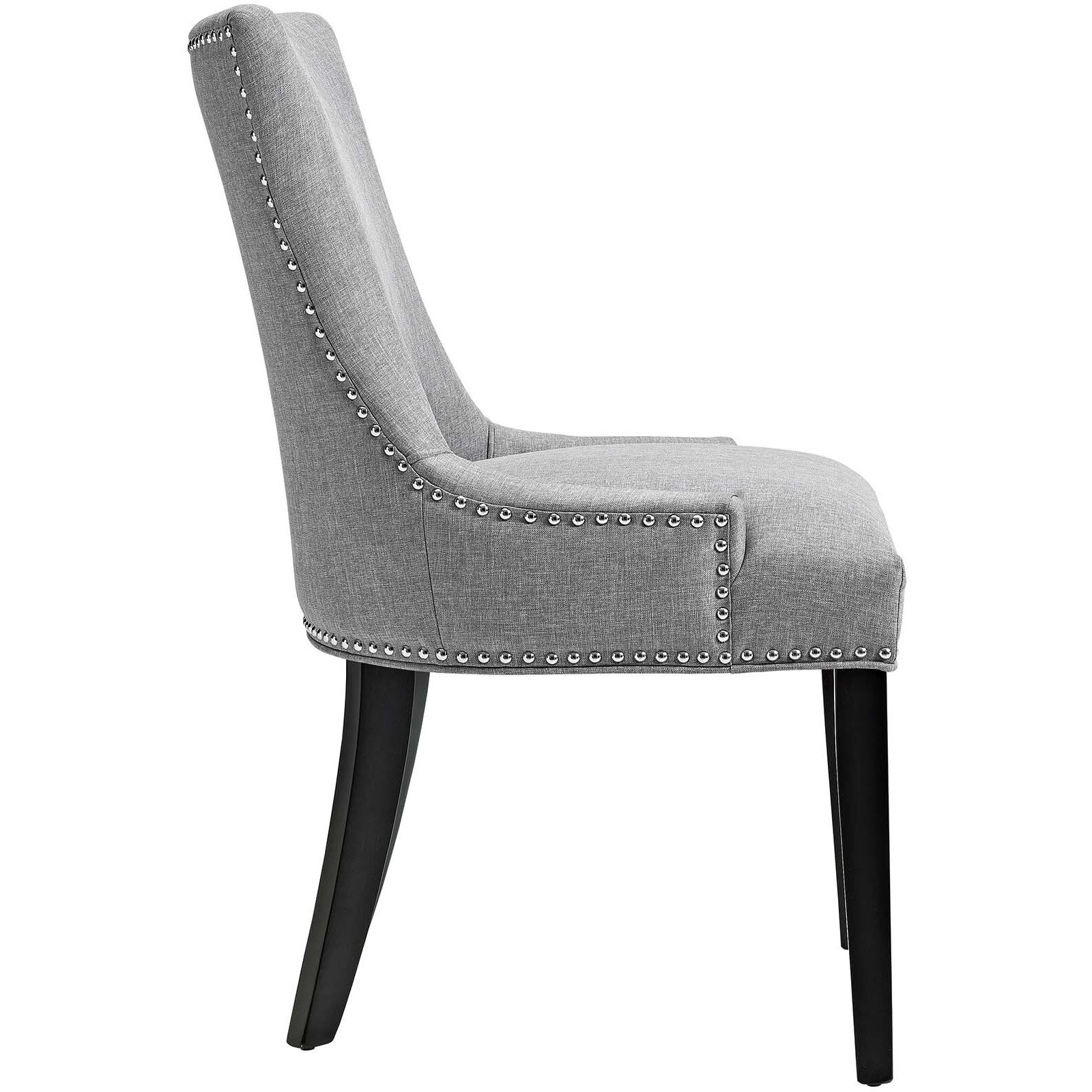 Marquis Dining Chair Fabric Set of 4 - Light Gray