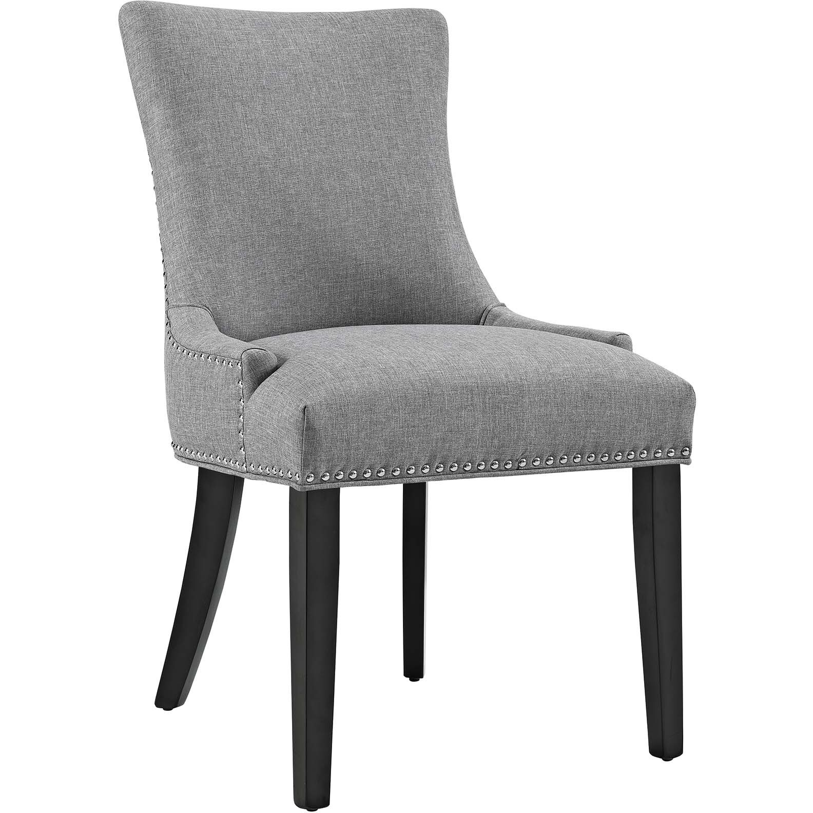 Marquis Dining Chair Fabric Set of 4 - Light Gray