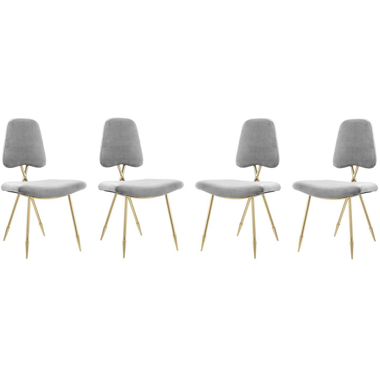 Ponder Dining Side Chair Set of 4 - Gray