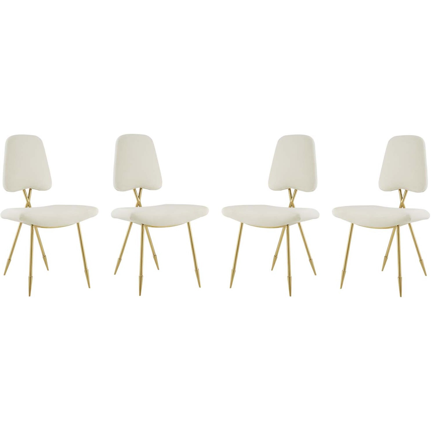 Ponder Dining Side Chair Set of 4 - Ivory