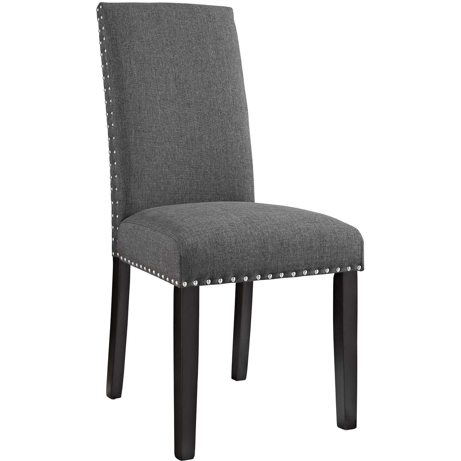 Parcel Dining Side Chair Fabric Set of 2 - Gray