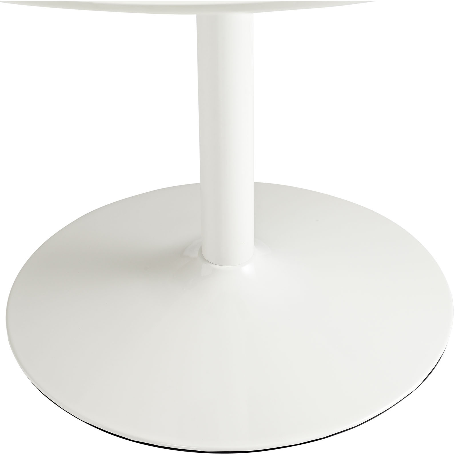 Revolve Round Wood Dining Table - White