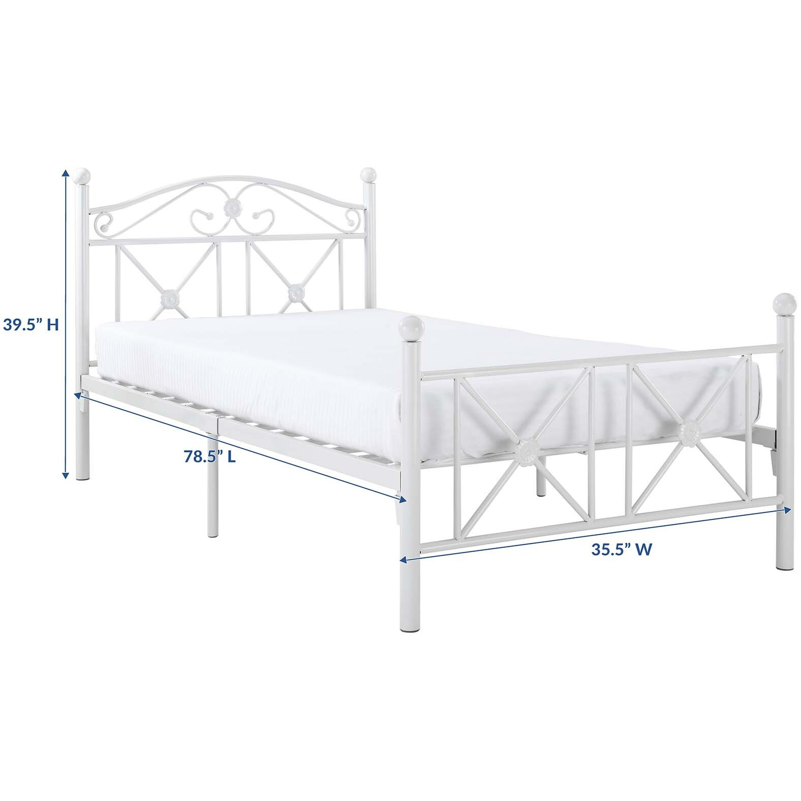 Cottage Twin Bed - White
