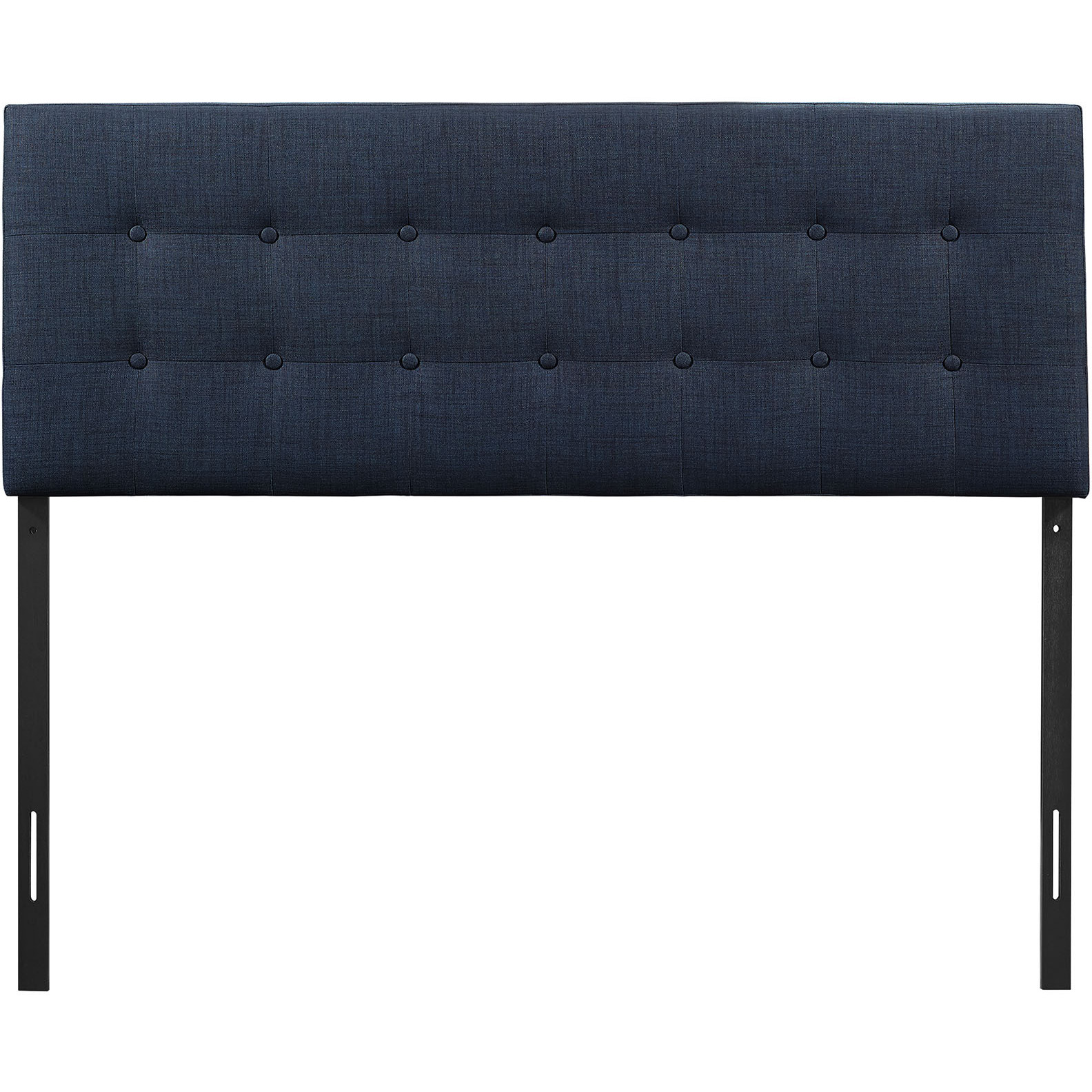 Emily Full Upholstered Fabric Headboard - Navy