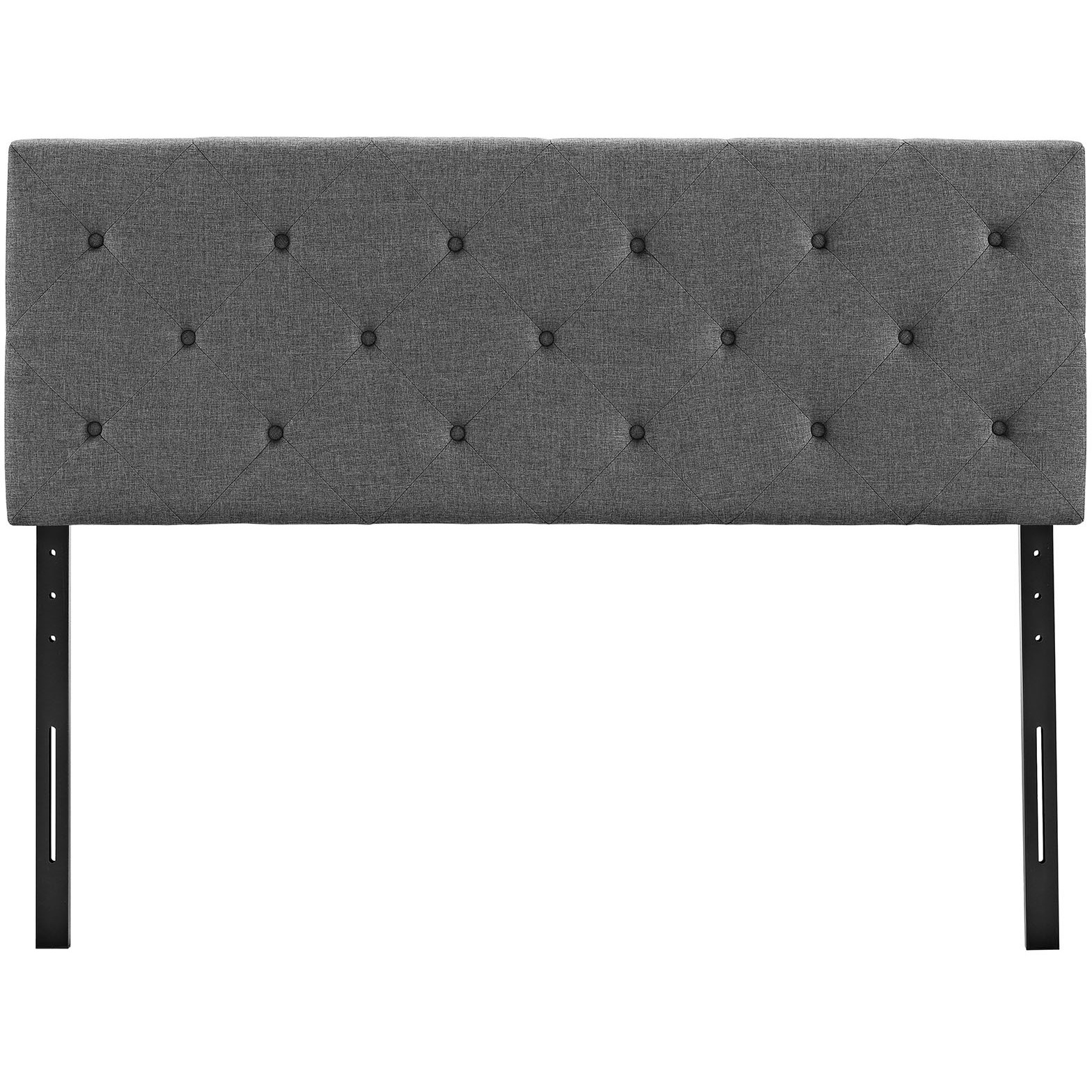 Terisa King Upholstered Fabric Headboard - Gray