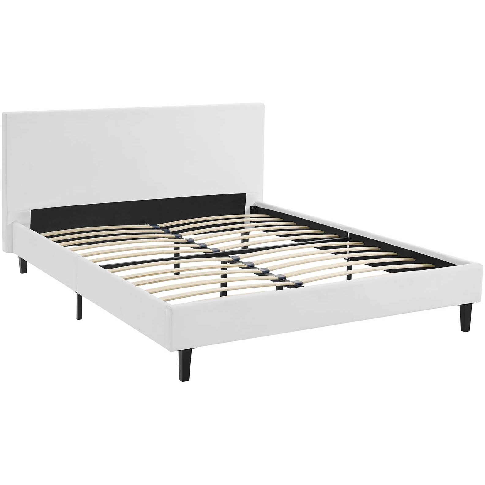 Anya Full Bed - White