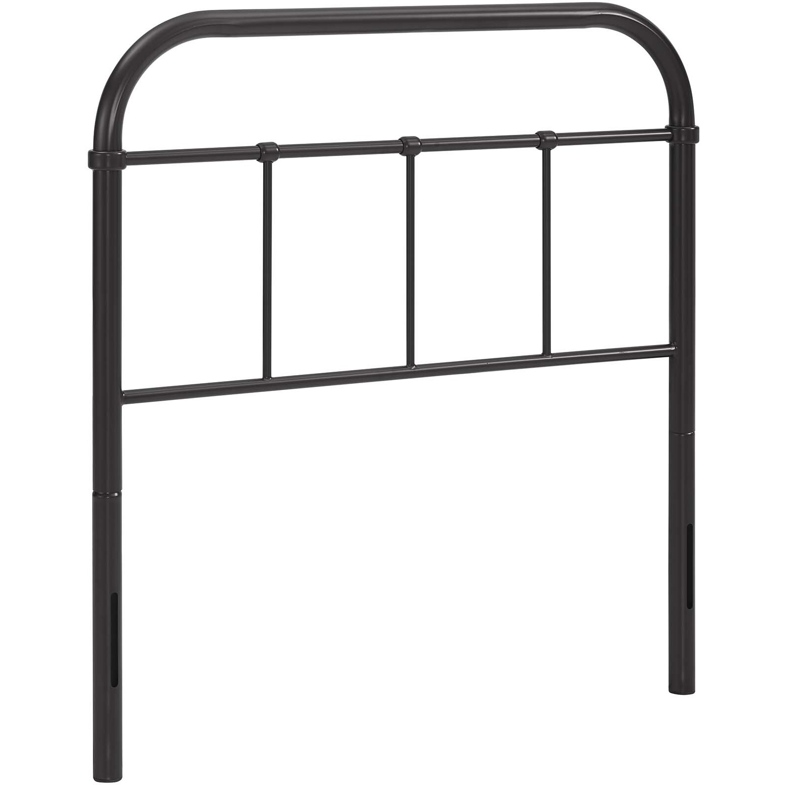 Serena Twin Steel Headboard - Brown