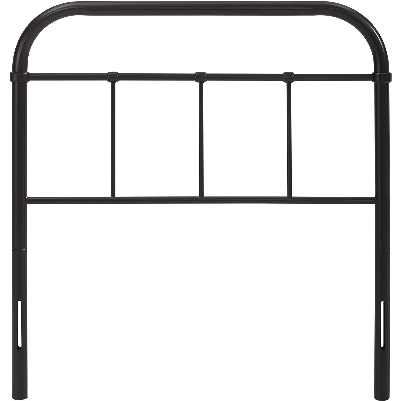 Serena Twin Steel Headboard - Brown