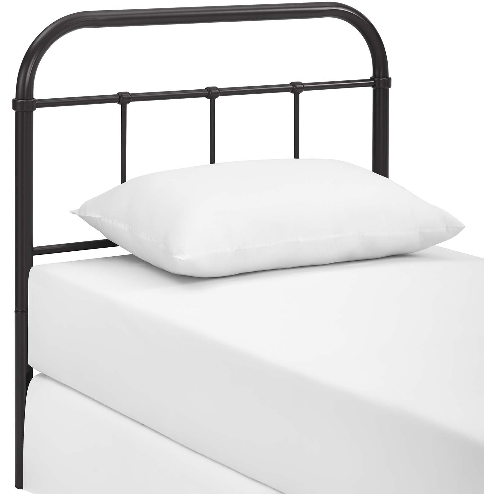 Serena Twin Steel Headboard - Brown