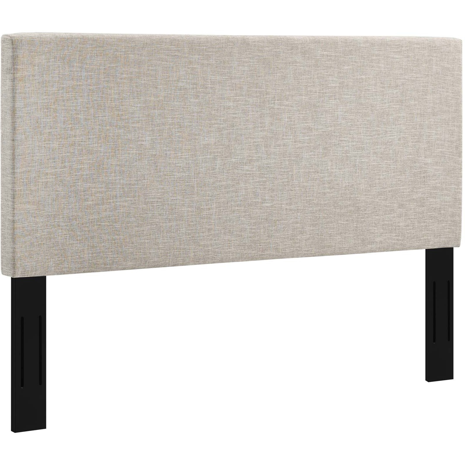 Taylor Full / Queen Upholstered Linen Fabric Headboard - Beige
