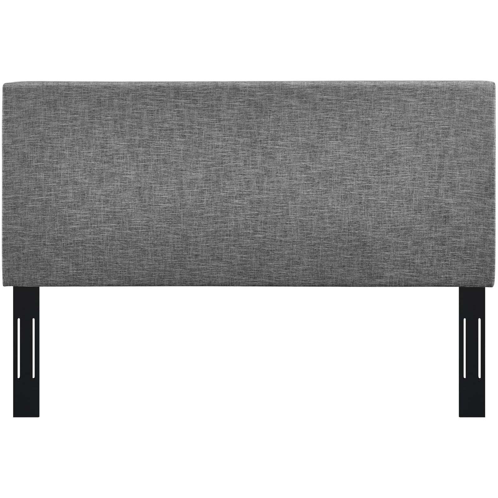 Taylor Full / Queen Upholstered Linen Fabric Headboard - Light Gray