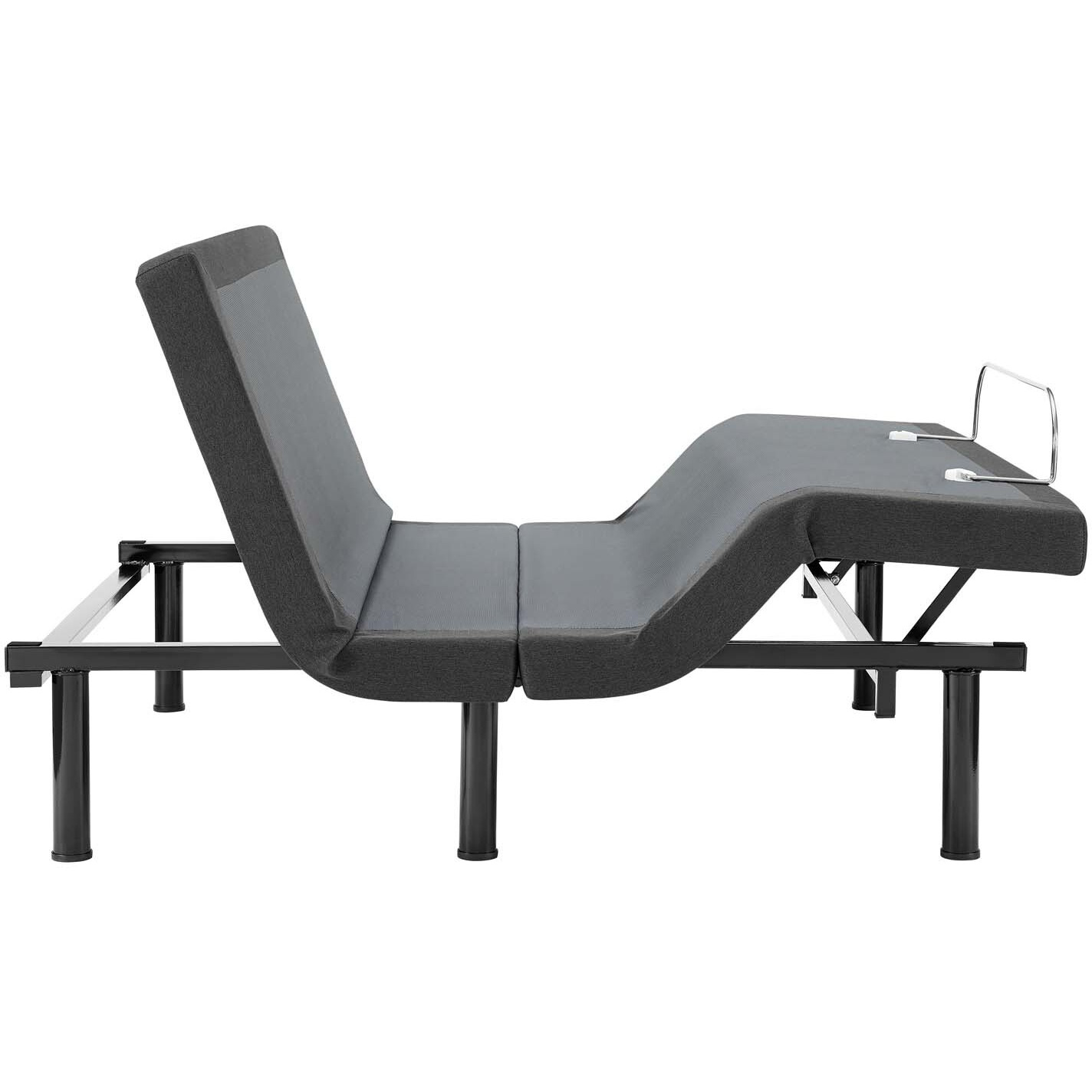 Transform Adjustable Queen Wireless Remote Bed Base - Gray