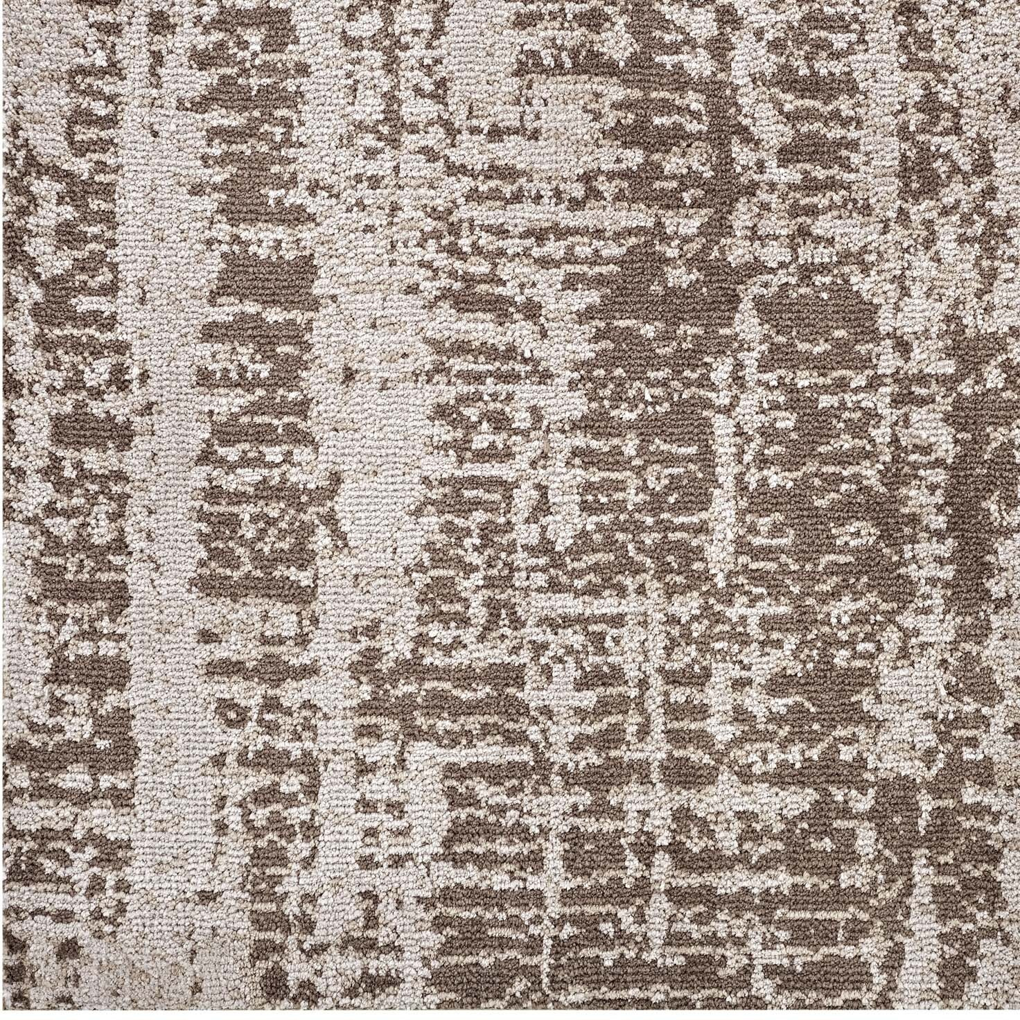 Darja Distressed Rustic Modern 5x8 Area Rug - Light and Dark Tan