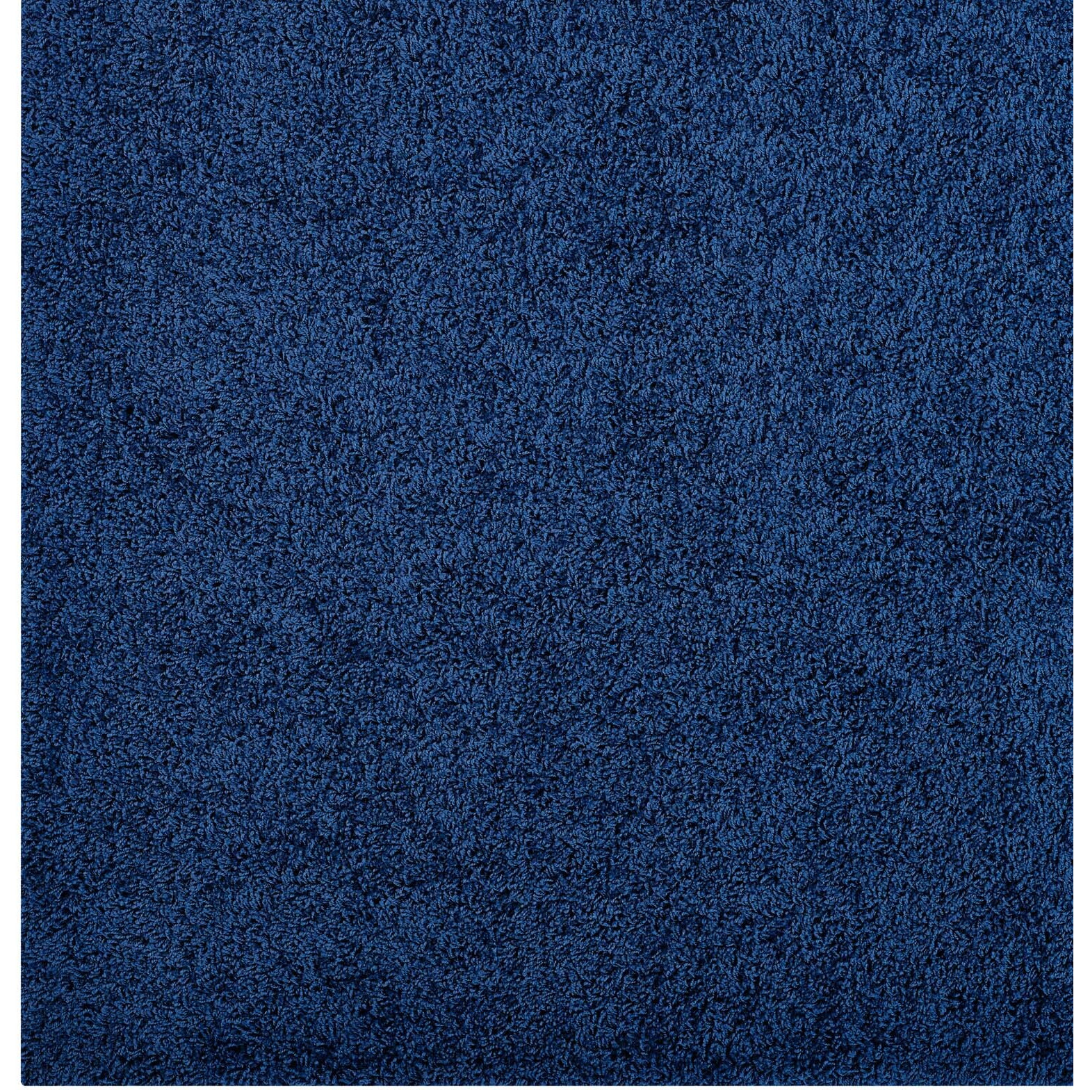 Enyssa Solid 5x8 Shag Area Rug - Navy