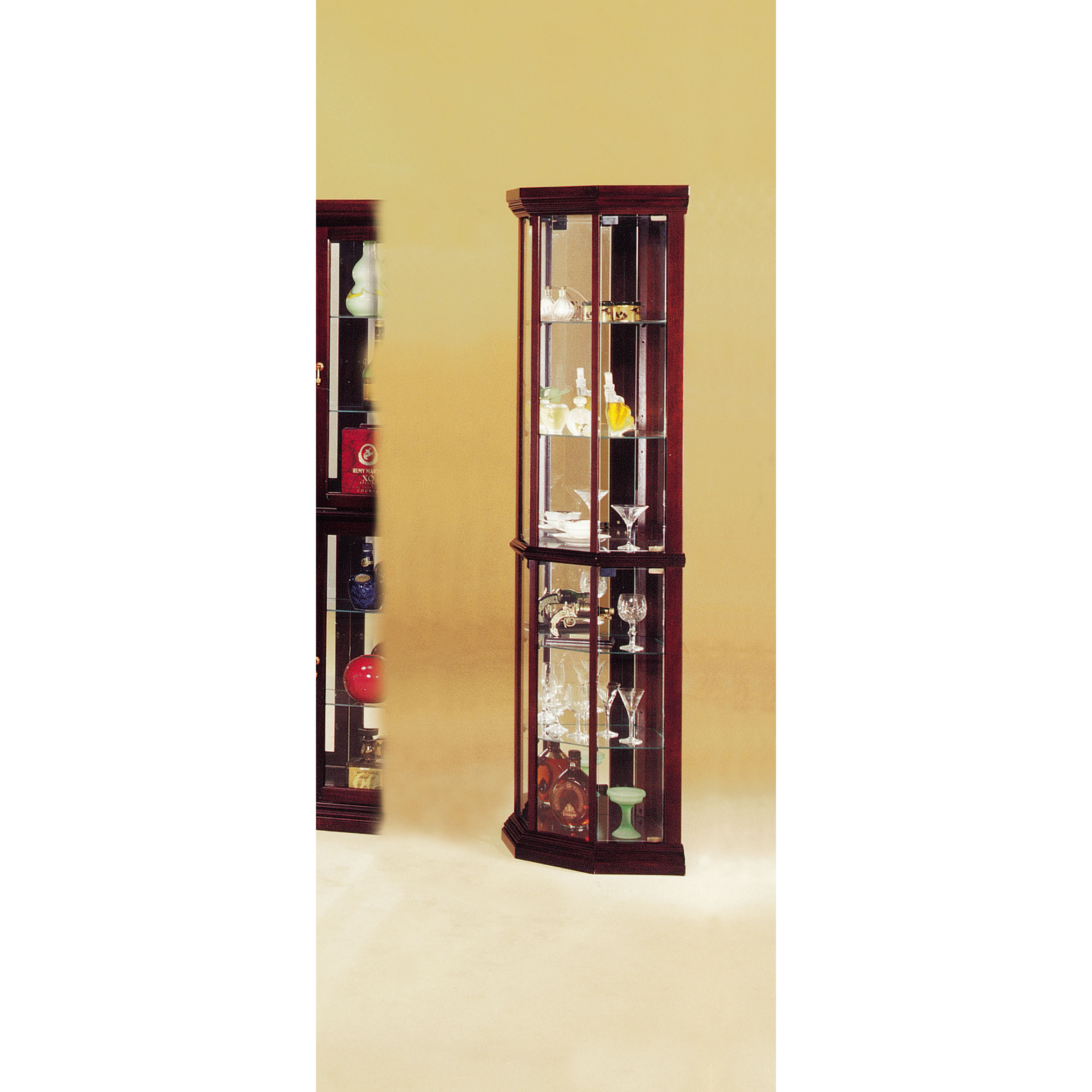 Huxley - Curio Cabinet Cherry
